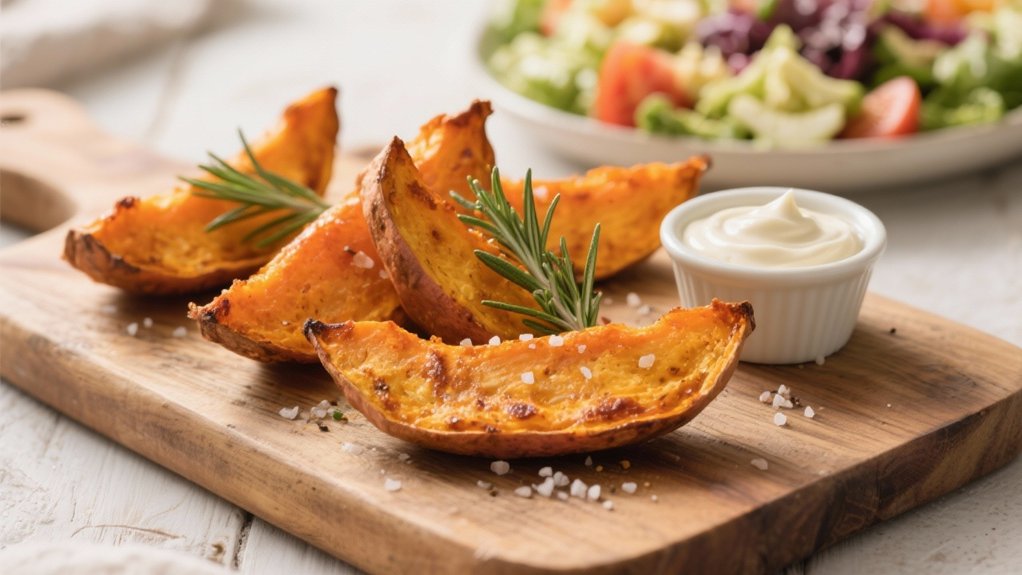 crispy sweet savory wedges