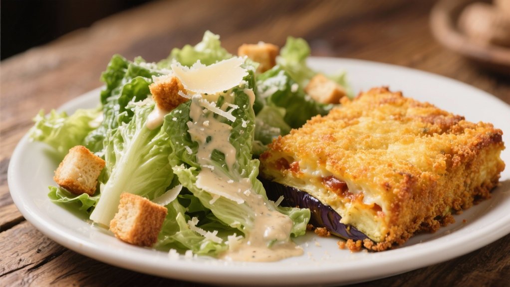 crispy tangy caesar salad
