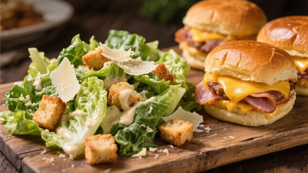 crispy tangy caesar salad