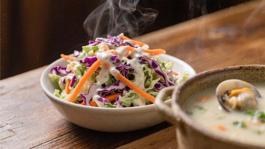 crispy tangy coleslaw variation