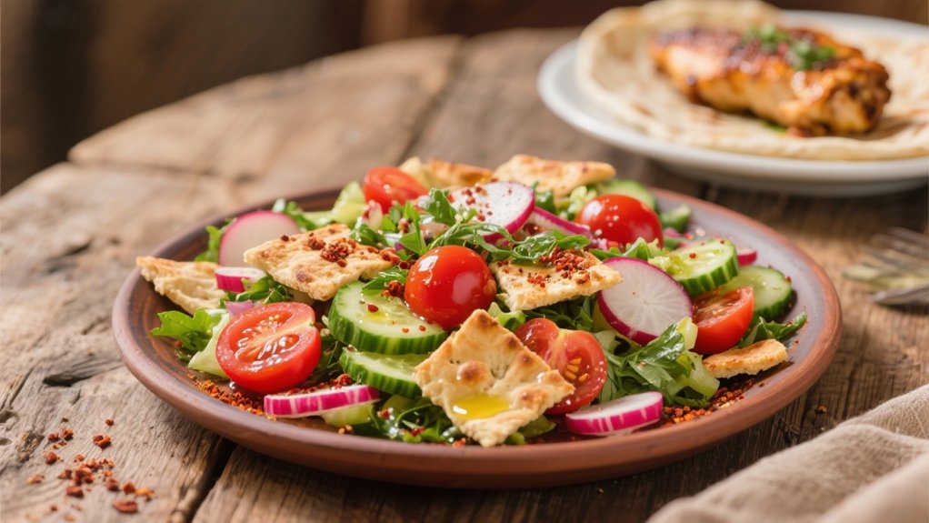 crispy tangy vibrant salad