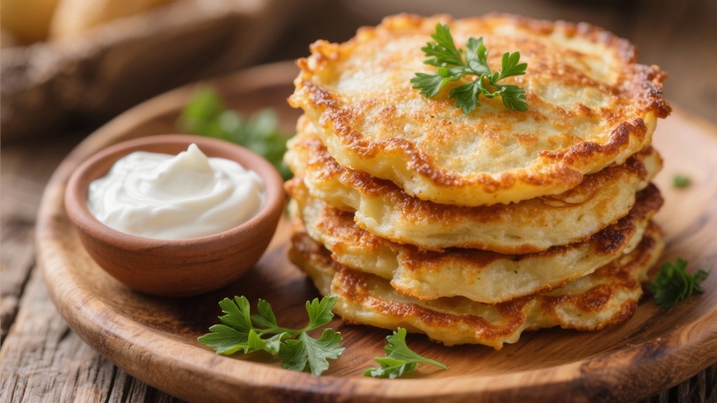 crispy tender potato pancakes