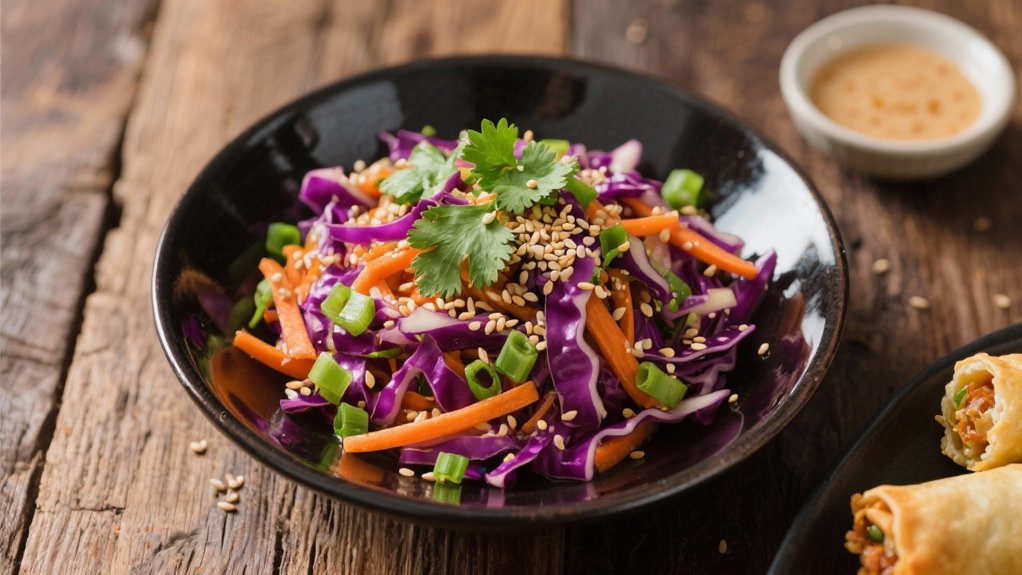crispy tofu and vibrant slaw