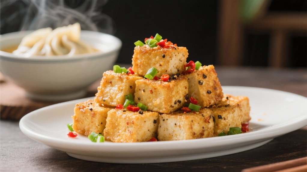 crispy tofu for soup
