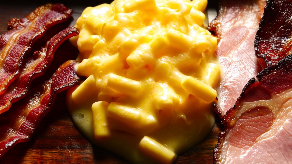 crispy toppings enhance mac and cheese