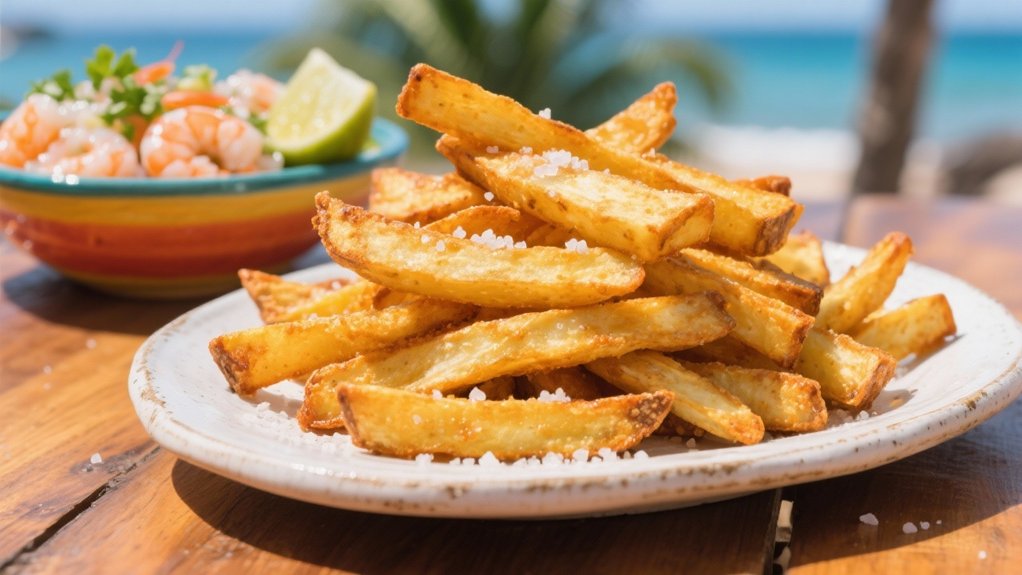 crispy tropical yuca fries