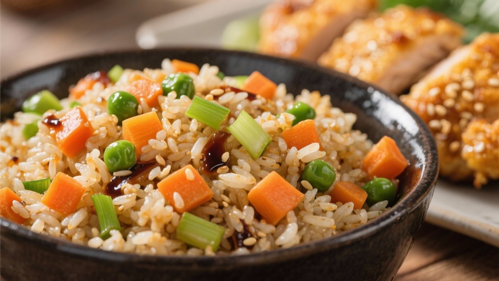 crispy vegetable fried rice