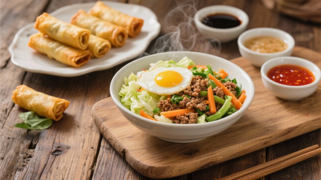 crispy vegetable spring rolls