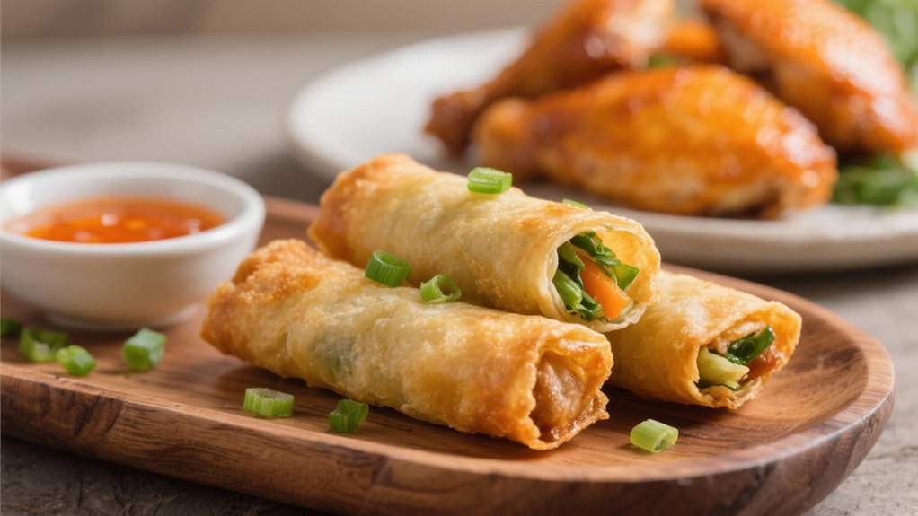 crispy vegetable spring rolls