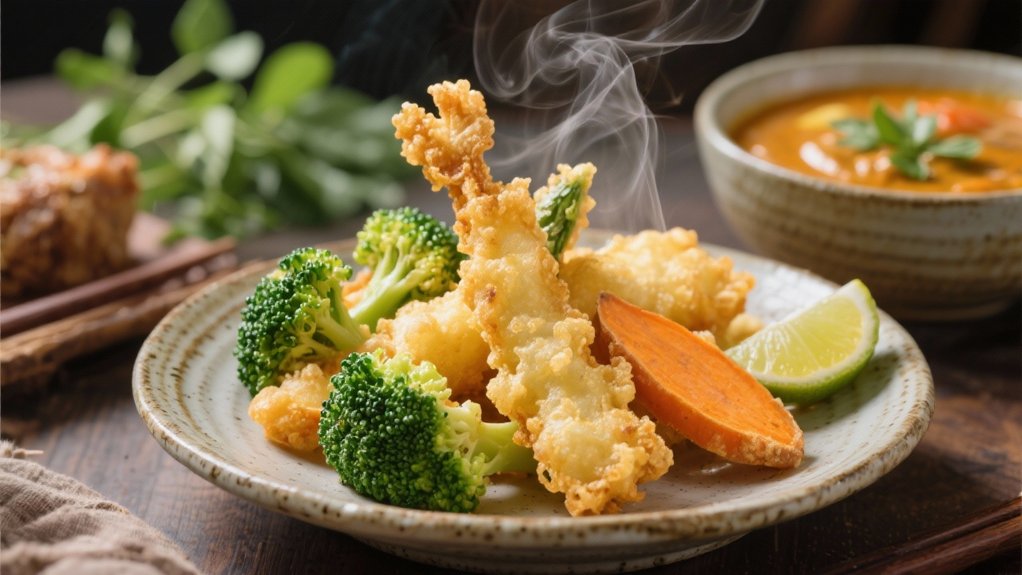 crispy vegetable tempura variations