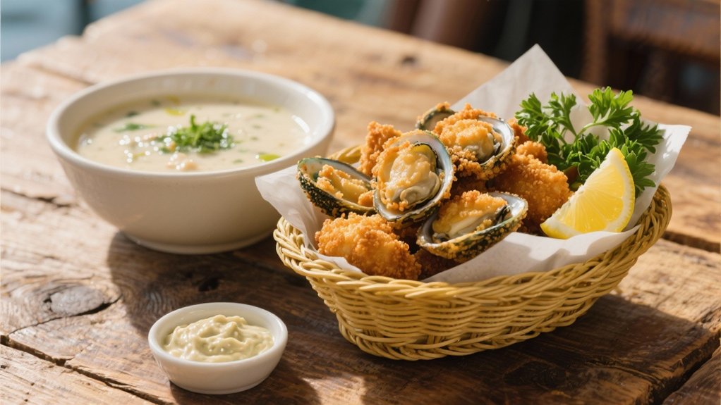 crispy whole belly clams