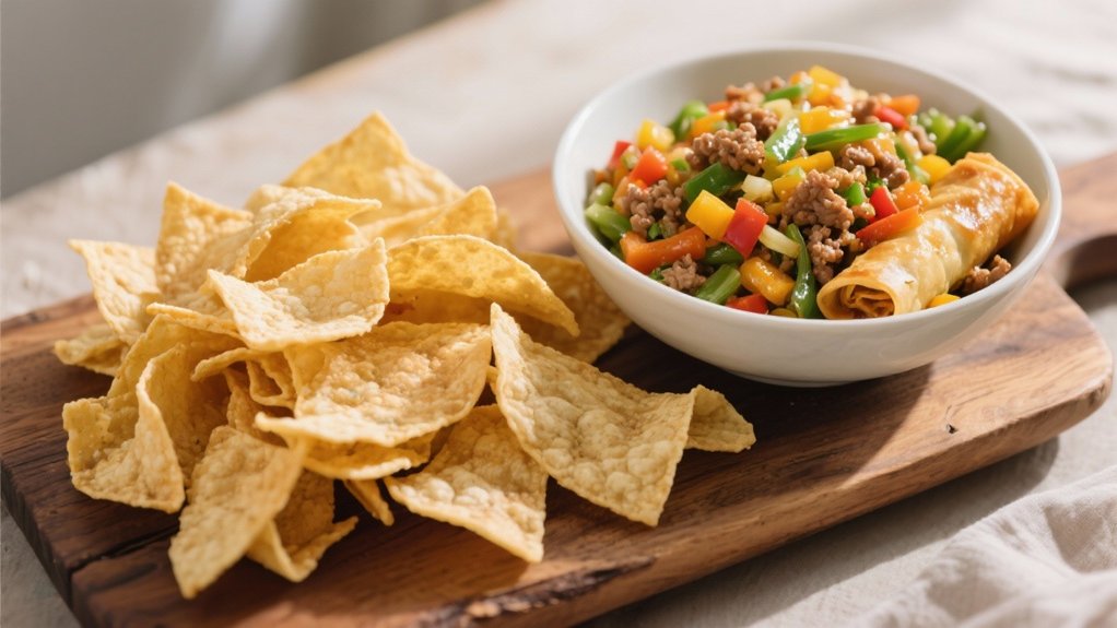 crispy wonton chip crunch