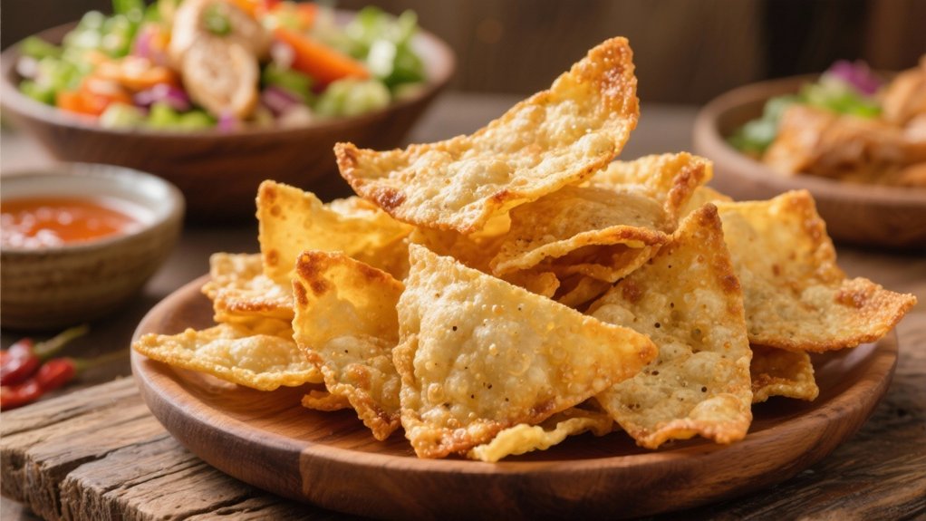 crispy wonton chip recipe