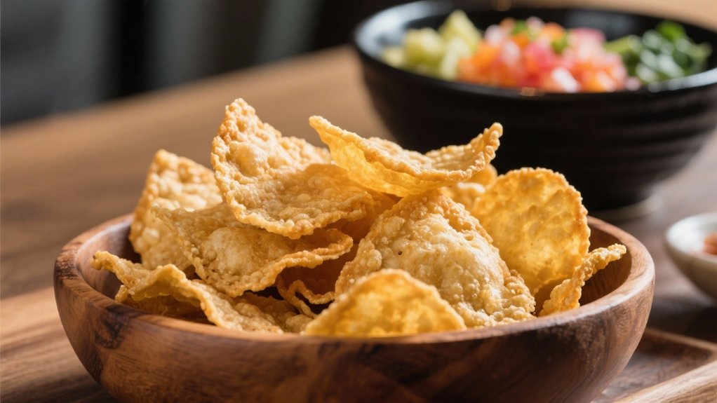 crispy wonton chips recipe