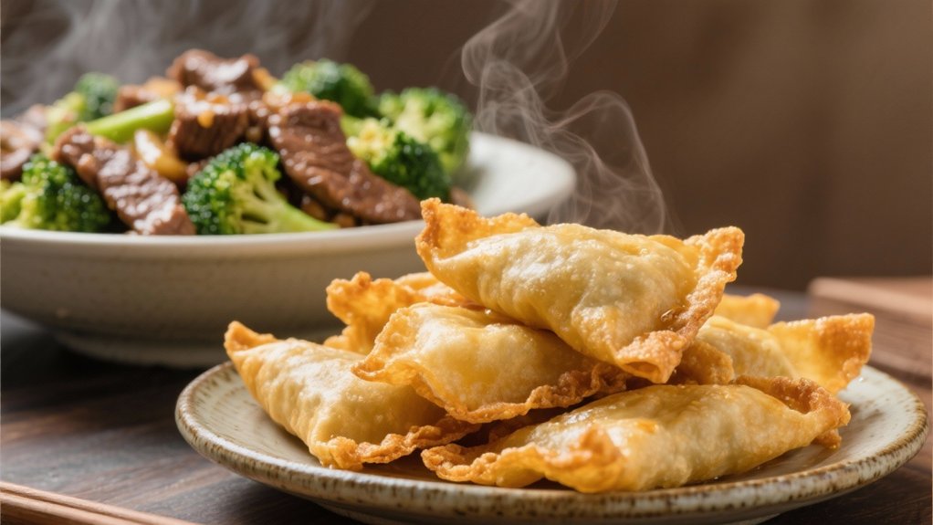 crispy wontons enhance dinner
