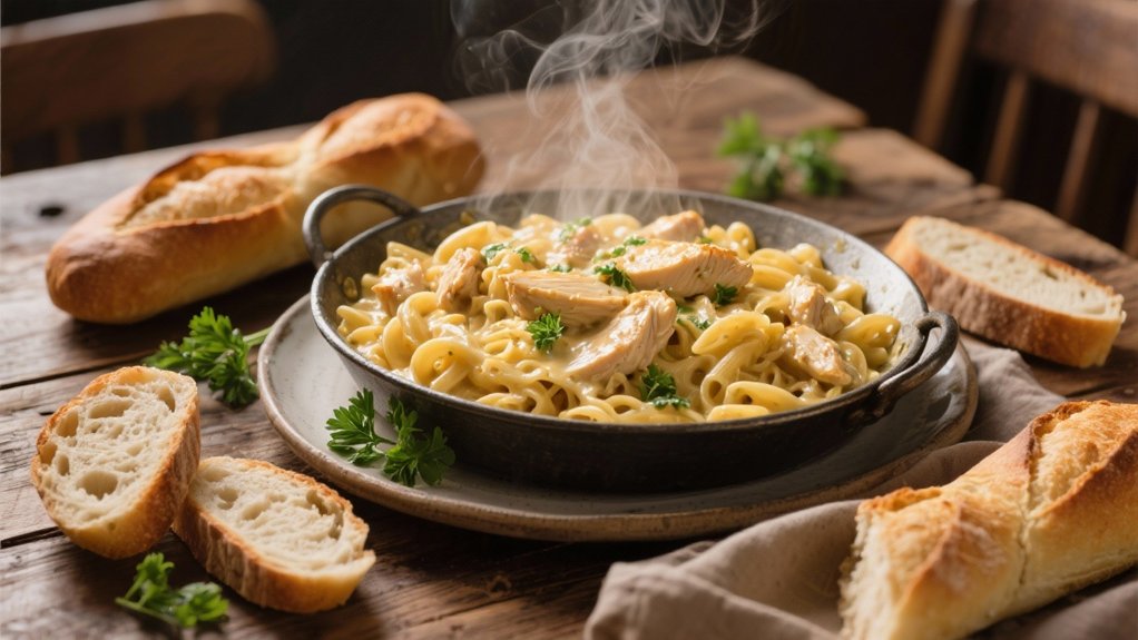crunchy baguette enhances meals