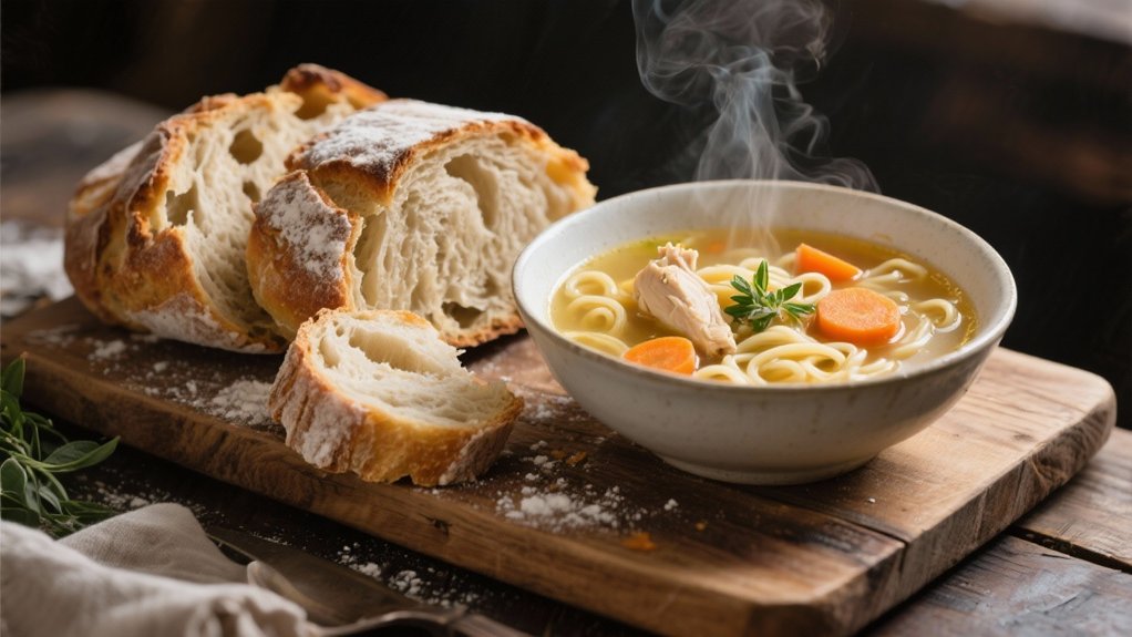 crunchy bread perfect pairing