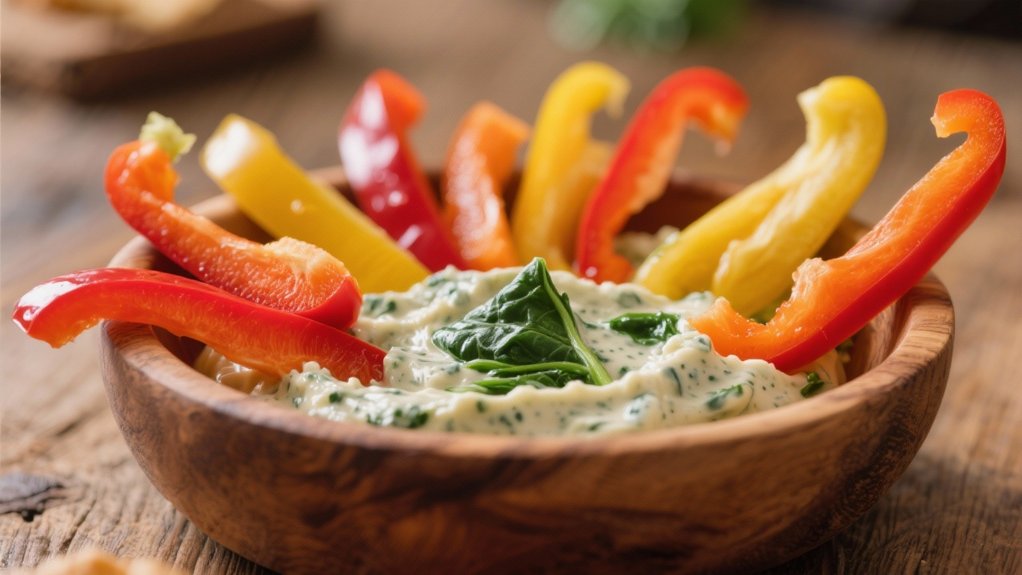 crunchy colorful veggie delight