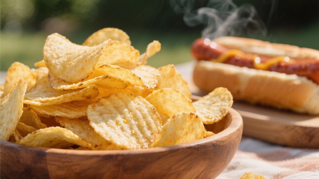 crunchy flavorful chip pairing