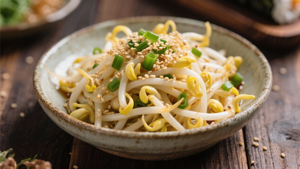 crunchy korean bean sprouts