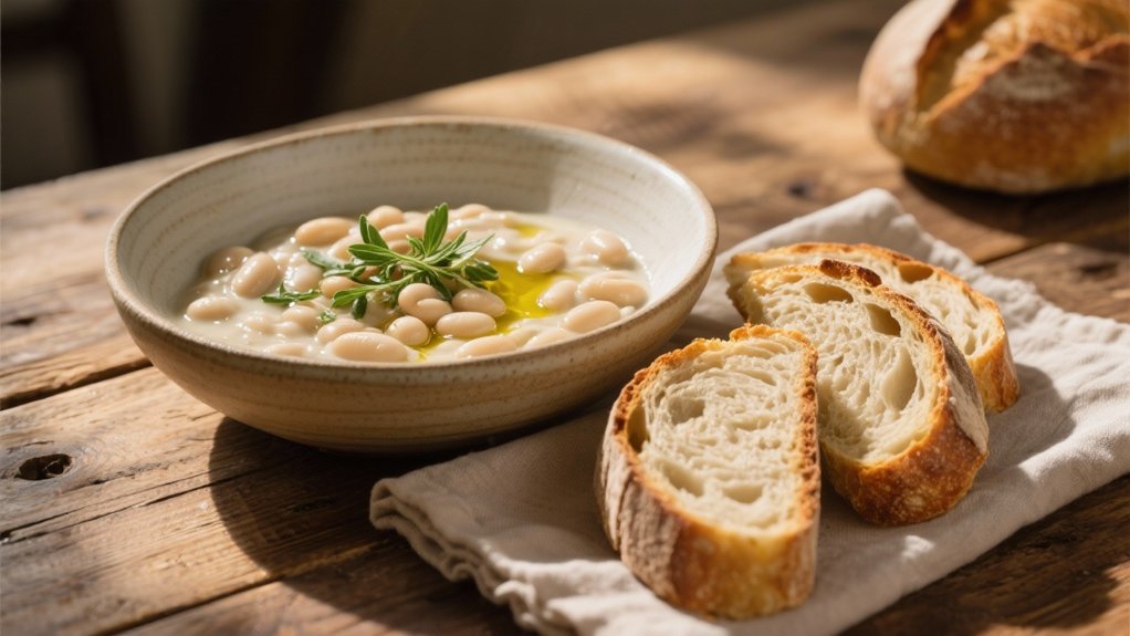 crunchy sourdough bean pairing