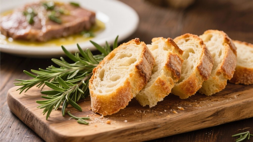 crusty bread enhances meals
