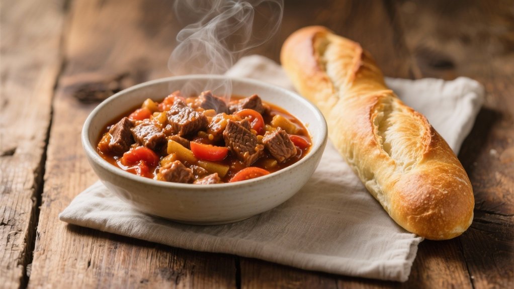 crusty bread enhances meals