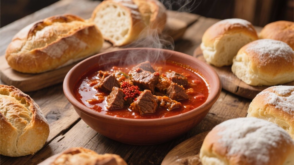 crusty bread for goulash