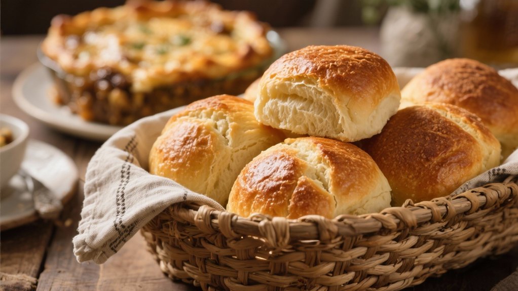 crusty rolls complement shepherd s pie