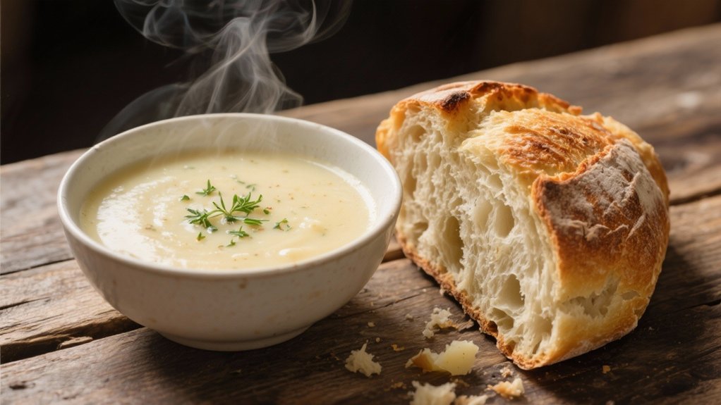 crusty sourdough bread pairing