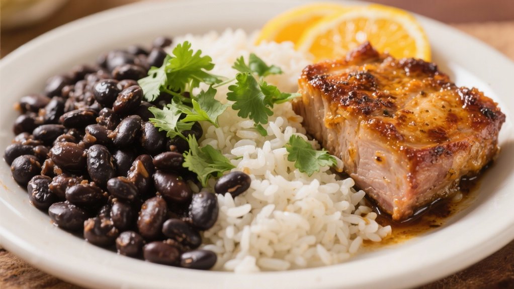cuban culinary harmony plate