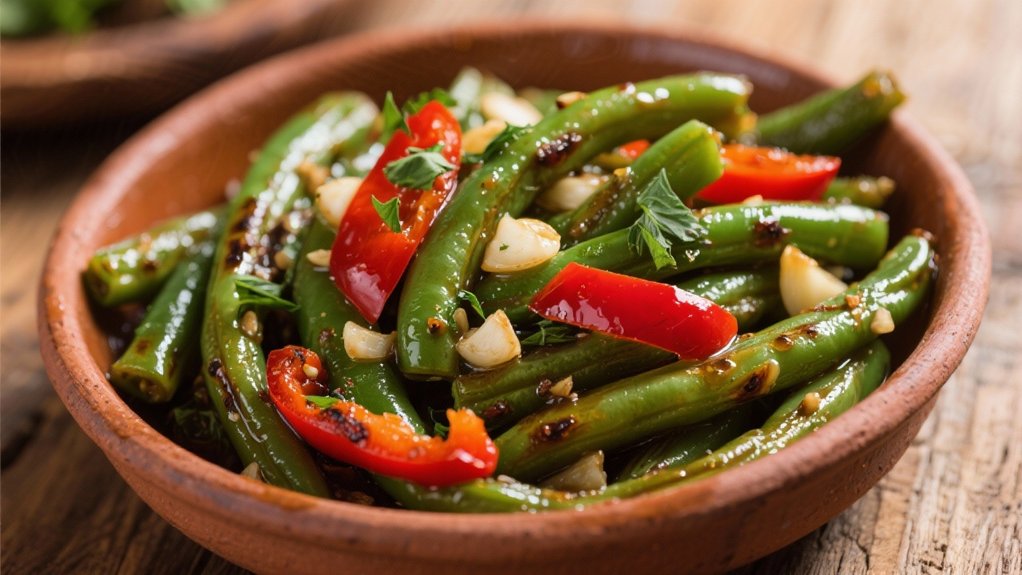 cuban green beans deliciously enhanced