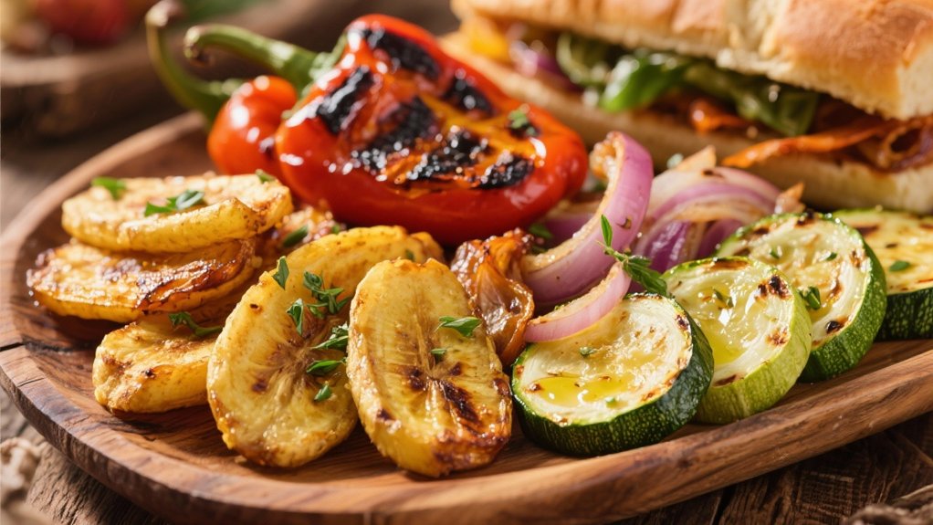 cuban inspired roasted vegetable medley