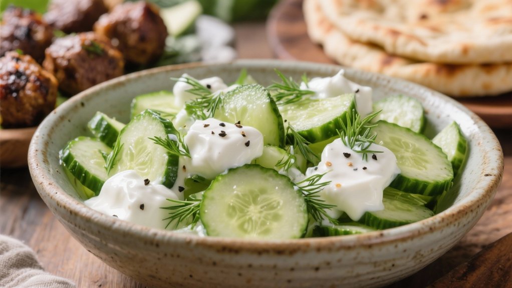 cucumber yogurt salad variations