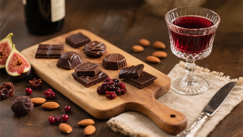 dark chocolate wine pairing