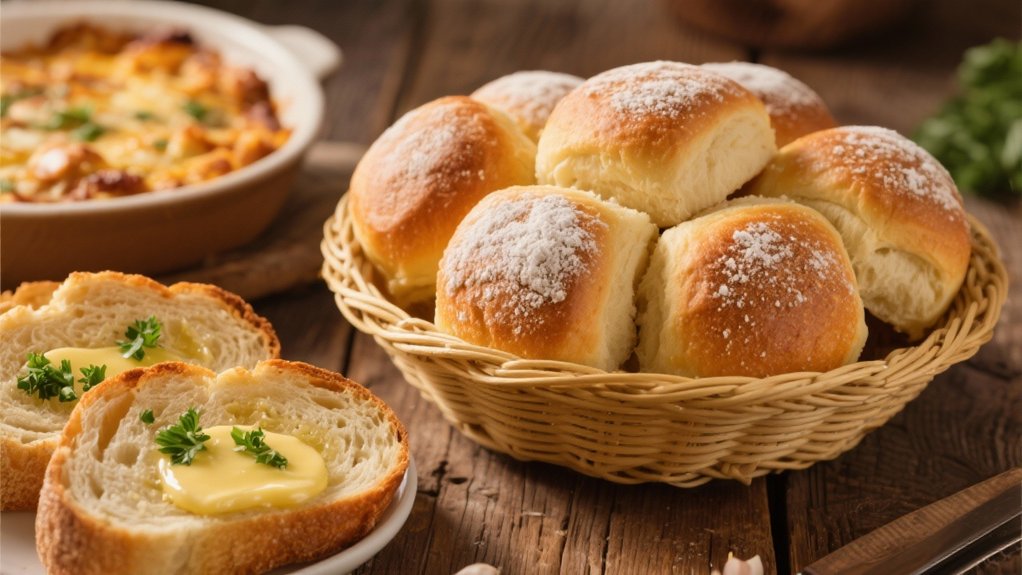 delicious bread enhances casseroles