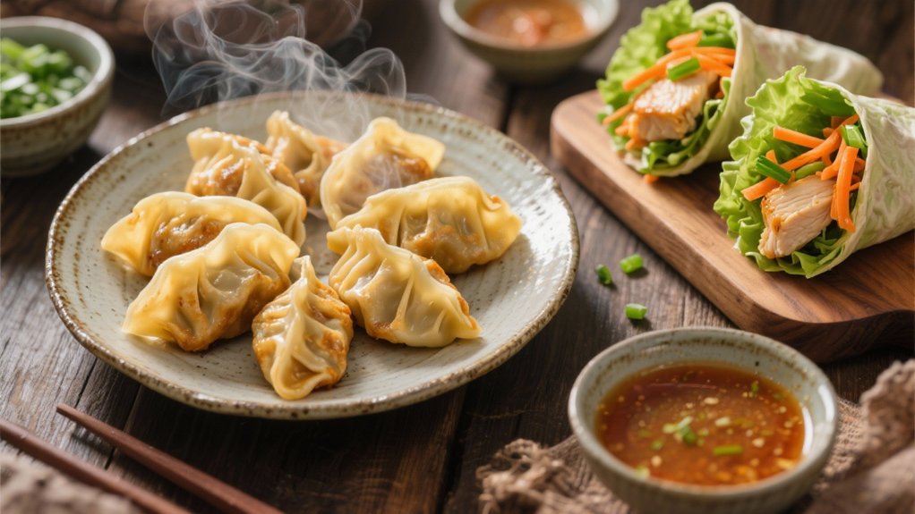 delicious interactive chicken wraps