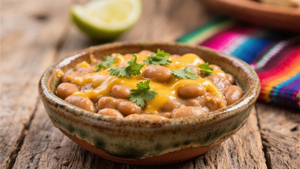 deliciously creamy refried beans