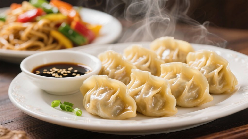 delightful dumplings with noodles
