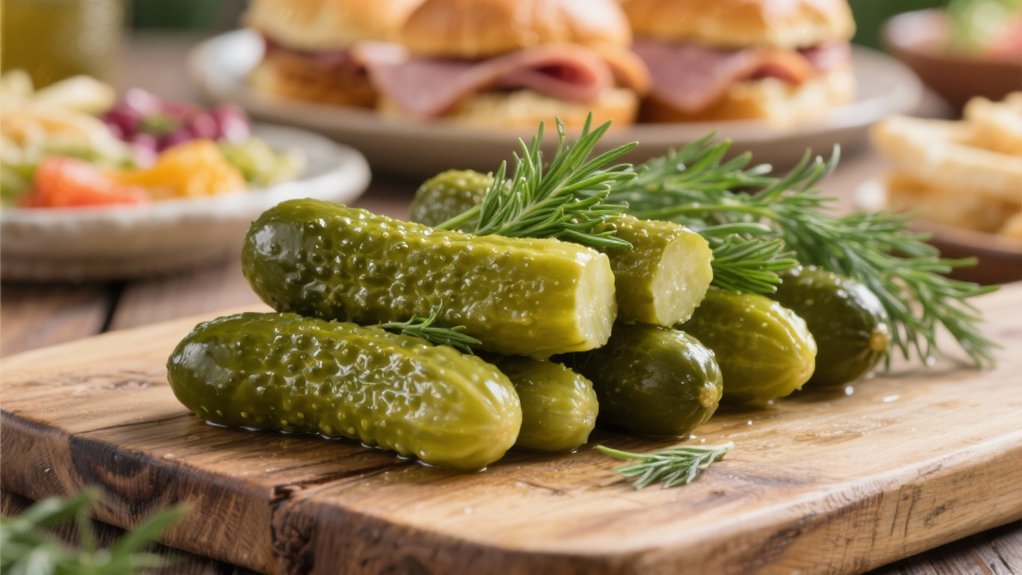 dill pickles enhance sliders