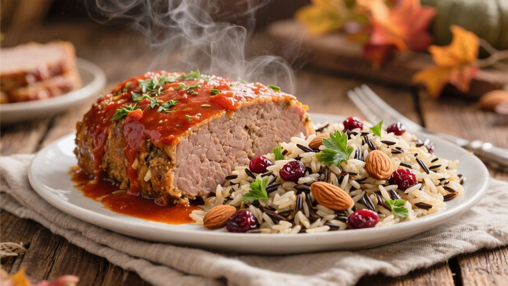 earthy nutty wild rice pilaf