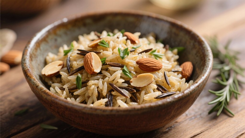 earthy wild rice pilaf