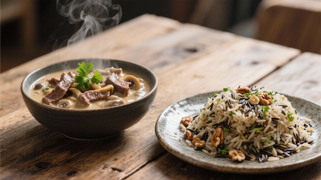 earthy wild rice sophistication