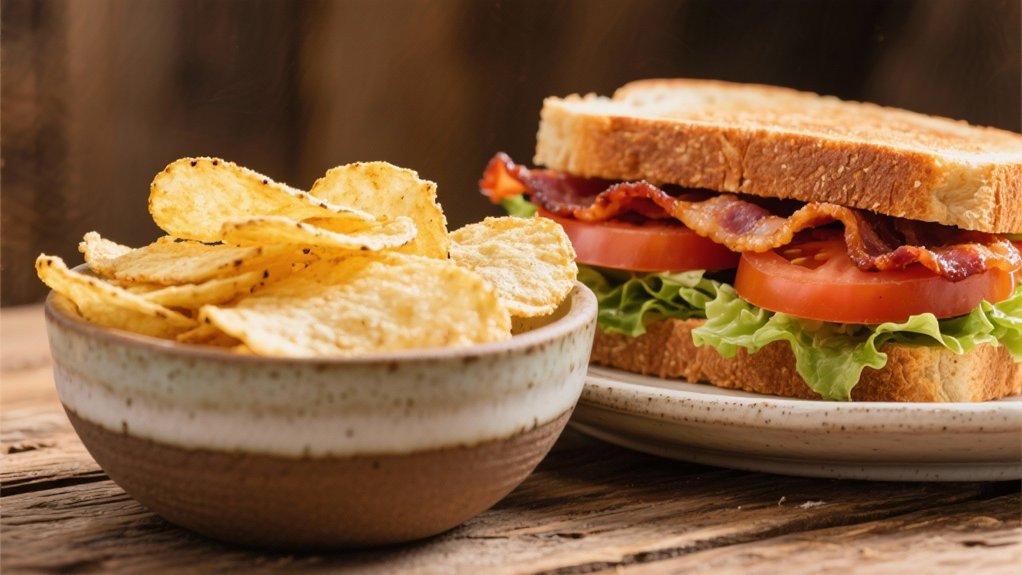 effortless crunchy sandwich side