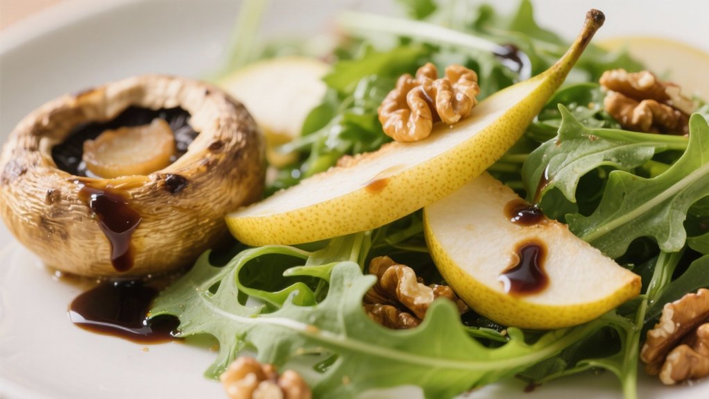 elegant arugula pear salad