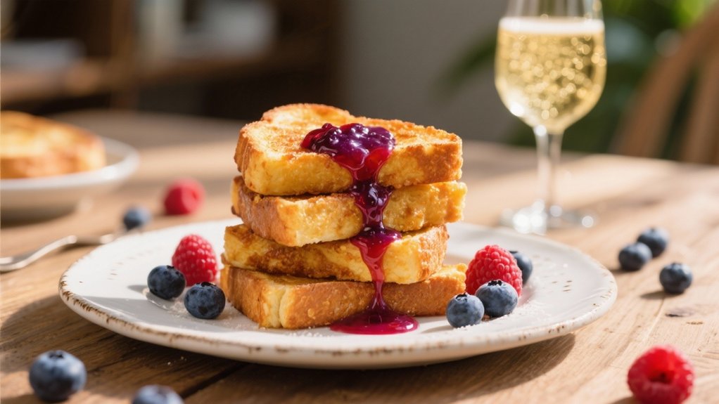 elegant brunch finger food