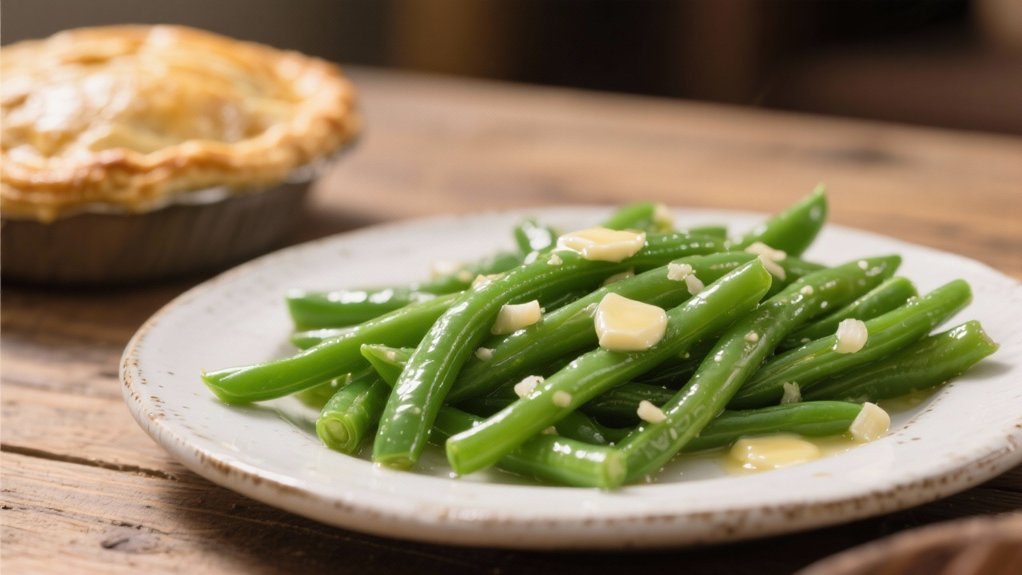 elegant buttered green beans