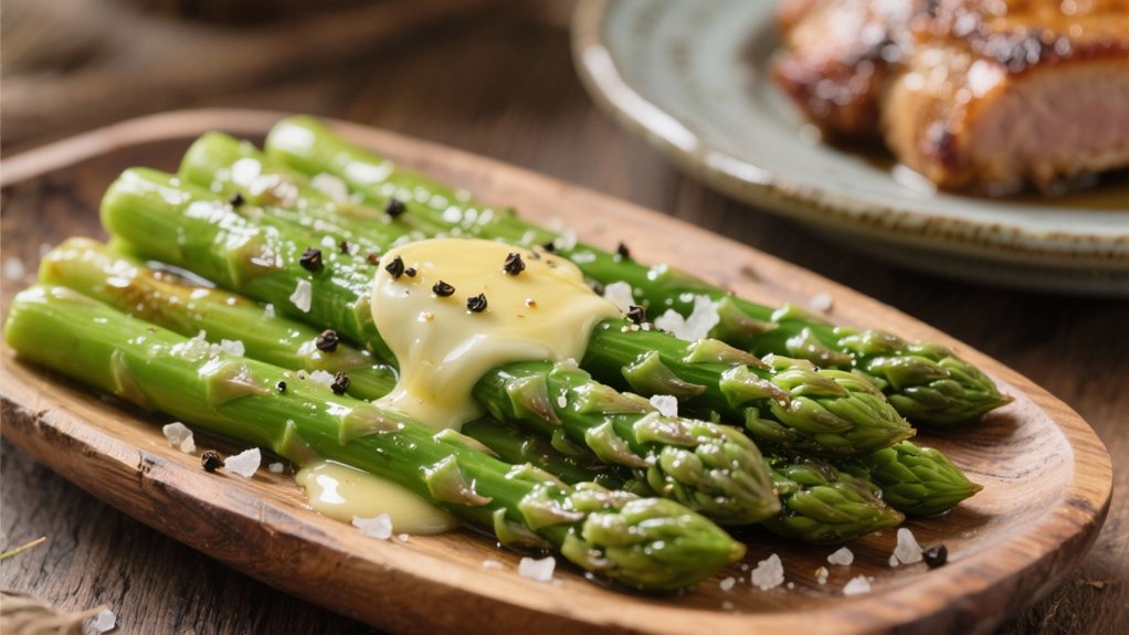 elegant buttery asparagus side