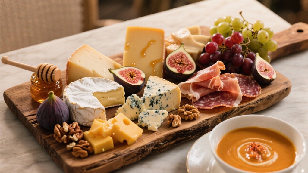 elegant cheese charcuterie pairing