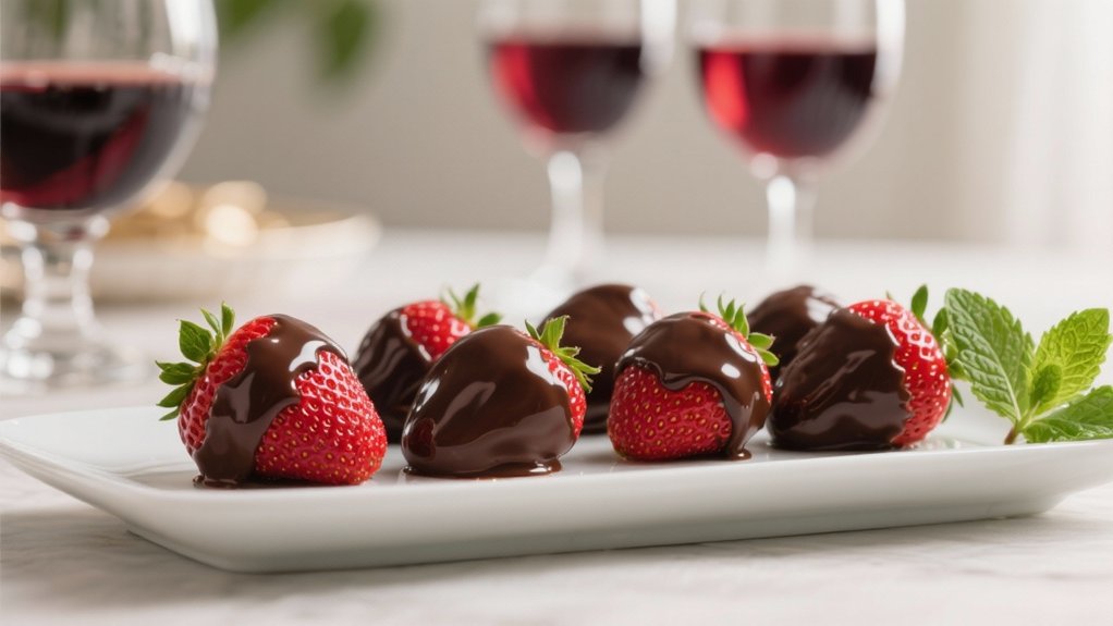 elegant chocolate wine pairings